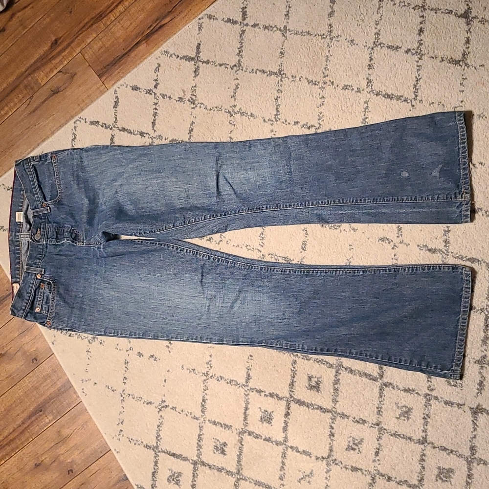 y2k! VINTAGE ABERCROMBIE JEANS SIZE 8 LONG